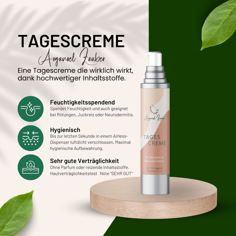 Tagescreme mit 10% Arganöl